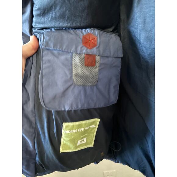 Helly Hansen Down Filed Puffer Vest Mens Size Small Cabincore Gorpcore Blue - Picture 4 of 6